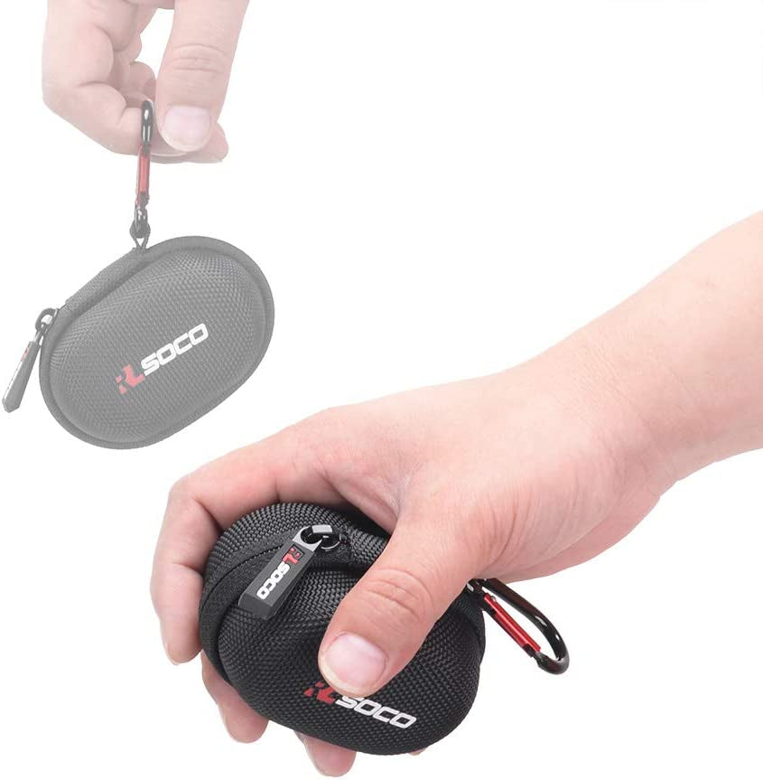 RLSOCO Carrying Case for Samsung Galaxy Buds +/Galaxy Buds Plus/Galaxy Buds True Wireless Earbuds 2020/2019/2018 (Black)  RLSOCO   