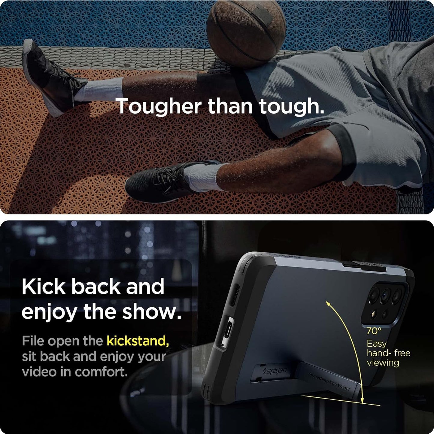 Spigen Tough Armor Designed for Galaxy A53 5G Case (2022) - Metal Slate  Spigen   