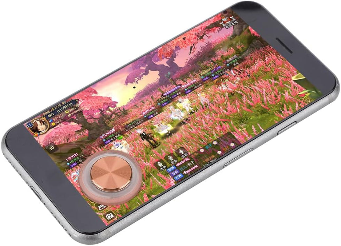 Game Auxiliary Key, Mobile Gaming Controller Game Button, Free 360° Adjustable C1 Game Key, for C1 Games Smartphone Accessory (Pink)  Yunseity   