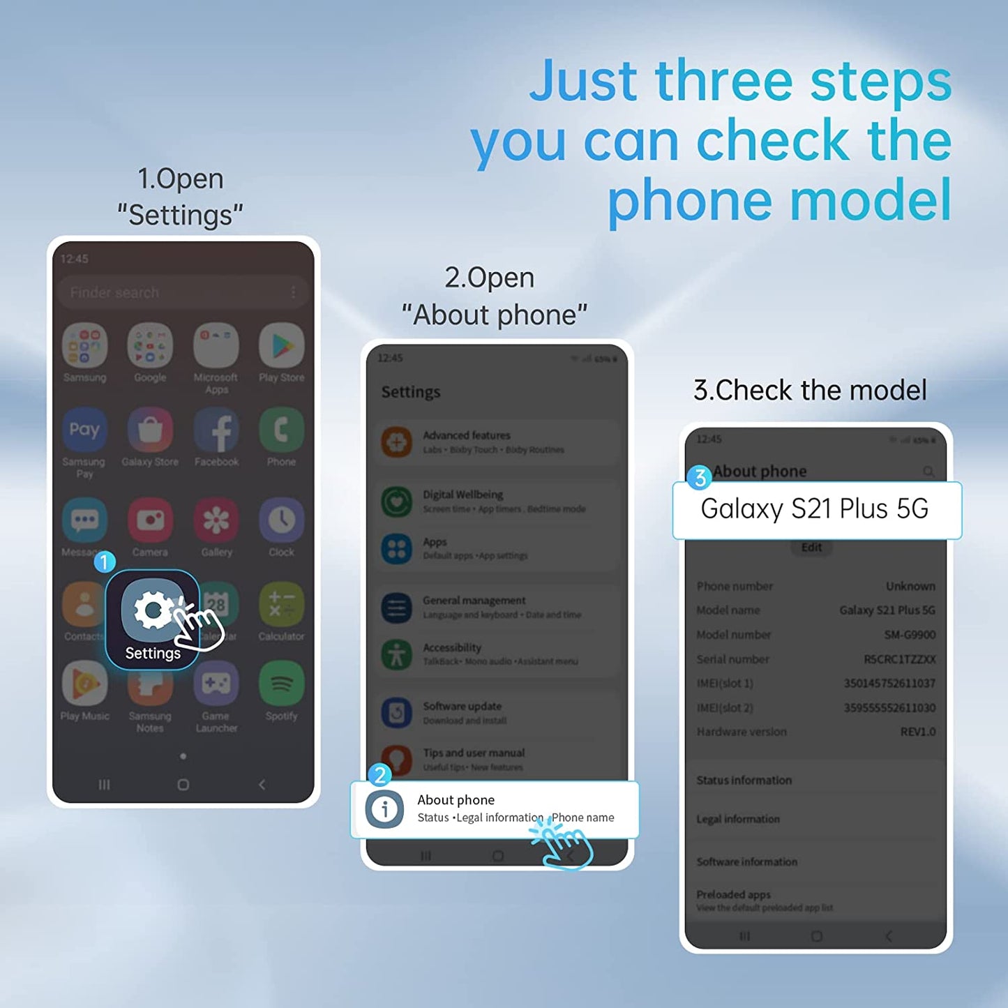 Anqrp Hidden Series Galaxy S21+ plus Case 5G,[No Fall-Off Kickstand] 360° Embedded Ring, 15Ft Military Grade Shockproof Protective Phone Case Designed for Samsung Galaxy S21 plus 6.7 Inch, Silver  Anqrp   