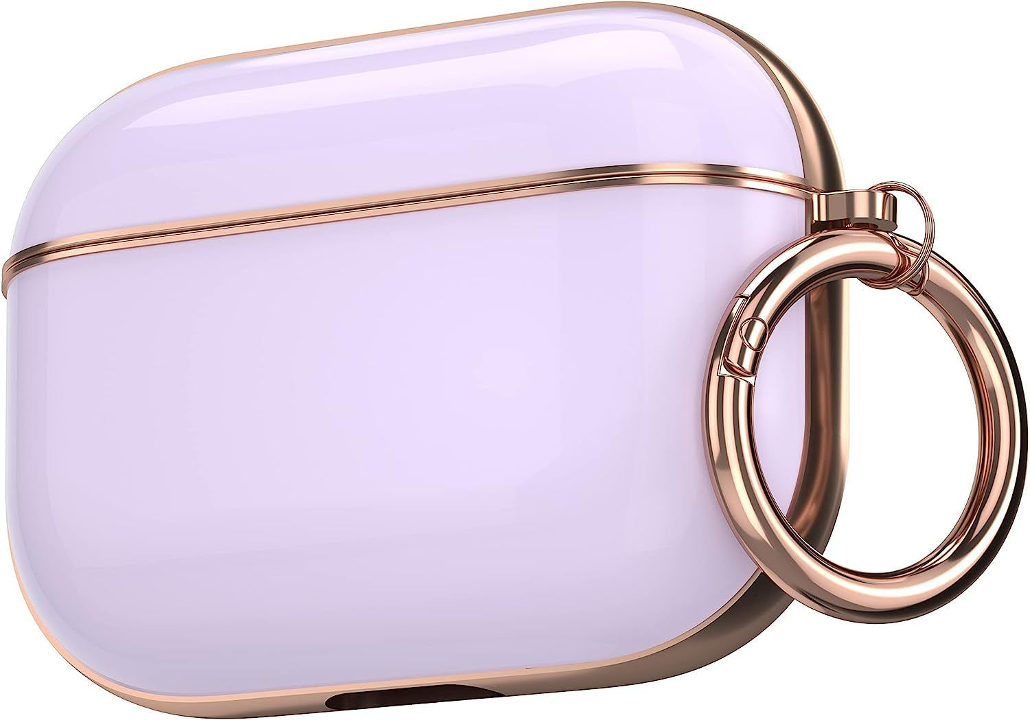 Maxjoy Compatible Airpods Pro Case Cover, Leopard Print Air Pod Pro Case Cute Protective Hard Ipod Pro Cover for Women Men with Keychain Designed for Airpods Pro Charging Case 2019  Maxjoy Purple  