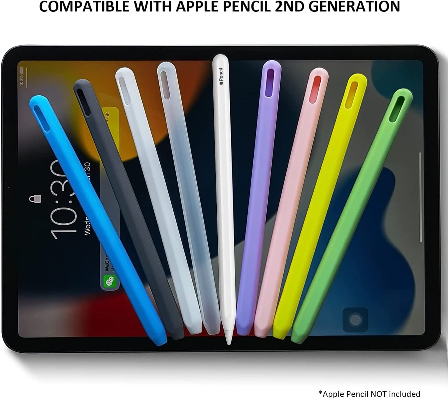 Slim Soft Silicone Sleeve Case Compatible with Apple Pencil 2Nd Generation Only, Protective Grip Cover Skin for Ipad Apple Pencil 2Nd Gen (Pink)  KETAI   