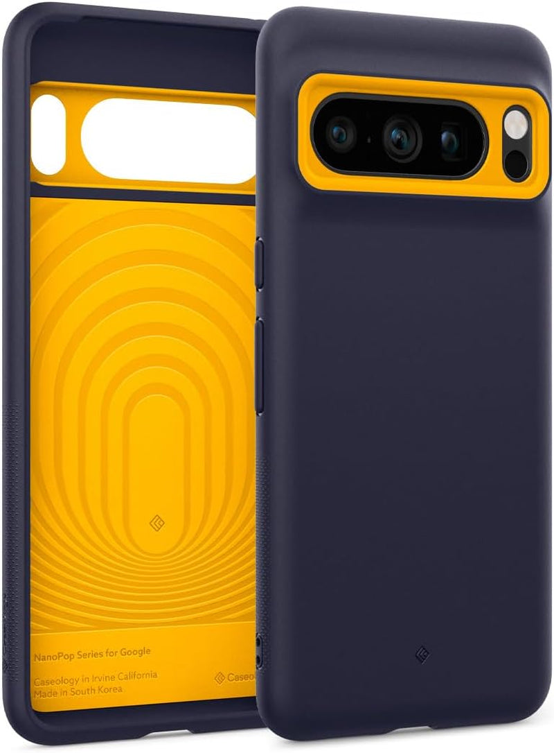 Caseology Nano Pop Silicone Case Compatible with Google Pixel 8 Pro Case 5G [Military Grade Drop Tested](2023) - Blueberry Navy  Spigen   