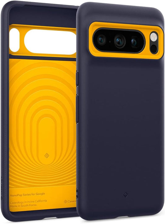 Caseology Nano Pop Silicone Case Compatible with Google Pixel 8 Pro Case 5G [Military Grade Drop Tested](2023) - Blueberry Navy  Spigen   