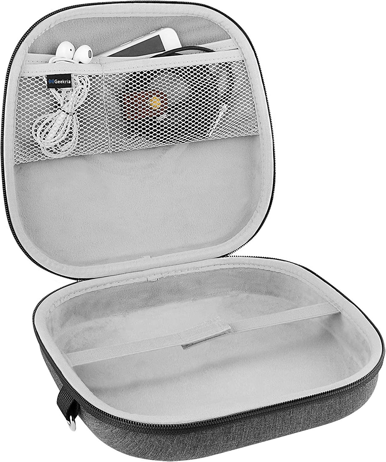 Geekria Shield Headphones Case, Compatible with Airpod Max Headphones Case, Replacement Hard Shell Travel Carrying Bag with Room for Smart Case and Accessories Storage (Dark Grey)  GEEKRIA   