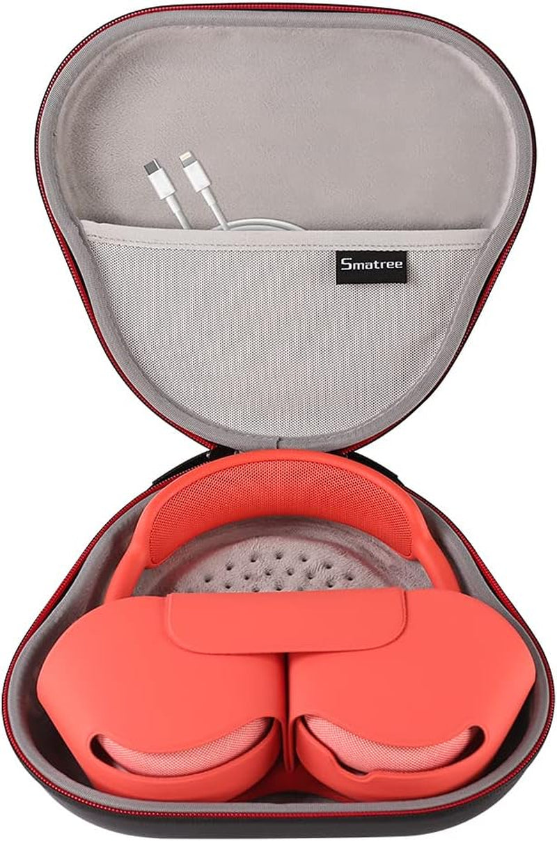 Smatree Hard Carrying Case Compatible with Airpod Max Headphones, Replacement Protective Travel Bag with Cable Storage (Black)  Smatree   