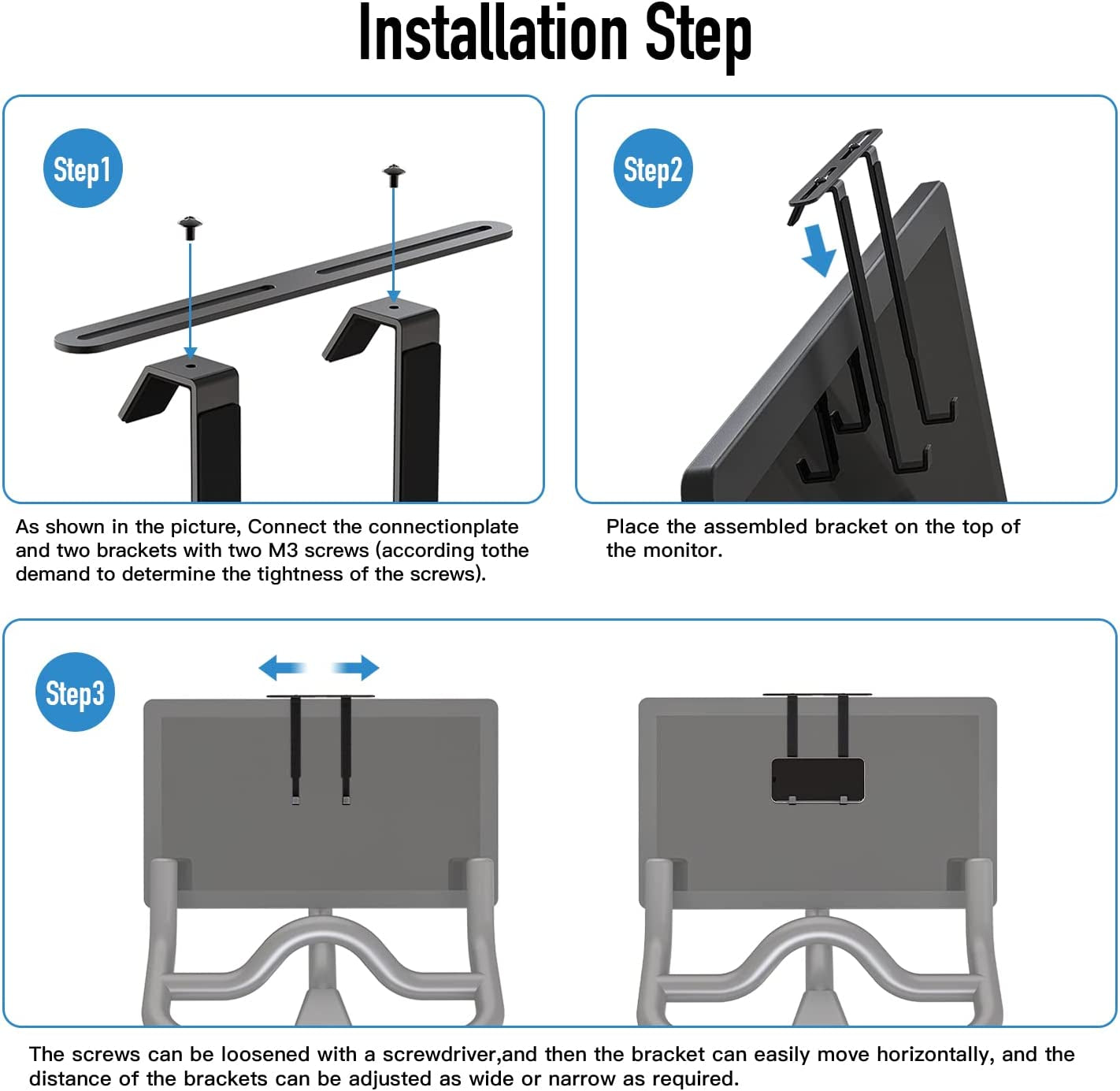 Adjustable Tablet and Phone Holder Mount Bracket for Peloton Bike and Peloton Bike Plus, Ipad Holder, Accessories for Peloton Bike  Tiga   