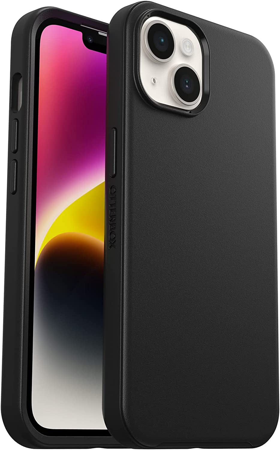 Otterbox SYMMETRY SERIES+ Antimicrobial Case with Magsafe for Iphone 14 & Iphone 13 - BLACK  OtterBox Black  
