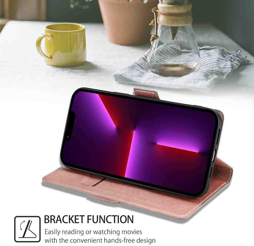 BANLEI2U Phone Cover Wallet Folio Case for LG V30, Premium PU Leather Slim Fit Cover for LG V30, Shock Resistance, Golden  BANLEI2U   