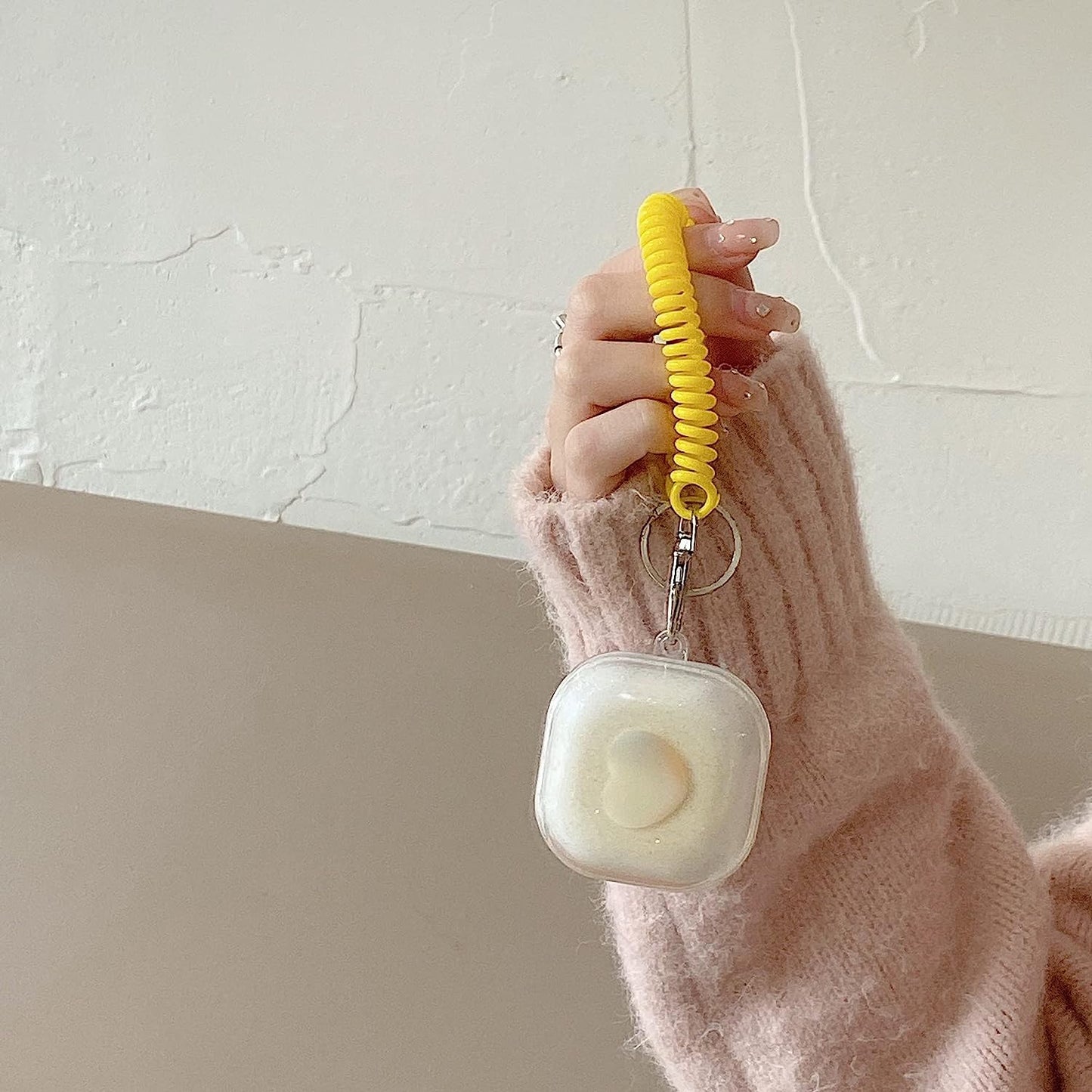 CASEVERSE Case for Samsung Galaxy Buds2 Pro/Galaxy Buds 2/Galaxy Buds Pro/Galaxy Buds Live, Cute Transparent Soft TPU Cover with Keychain for Girls Women  CASEVERSE   