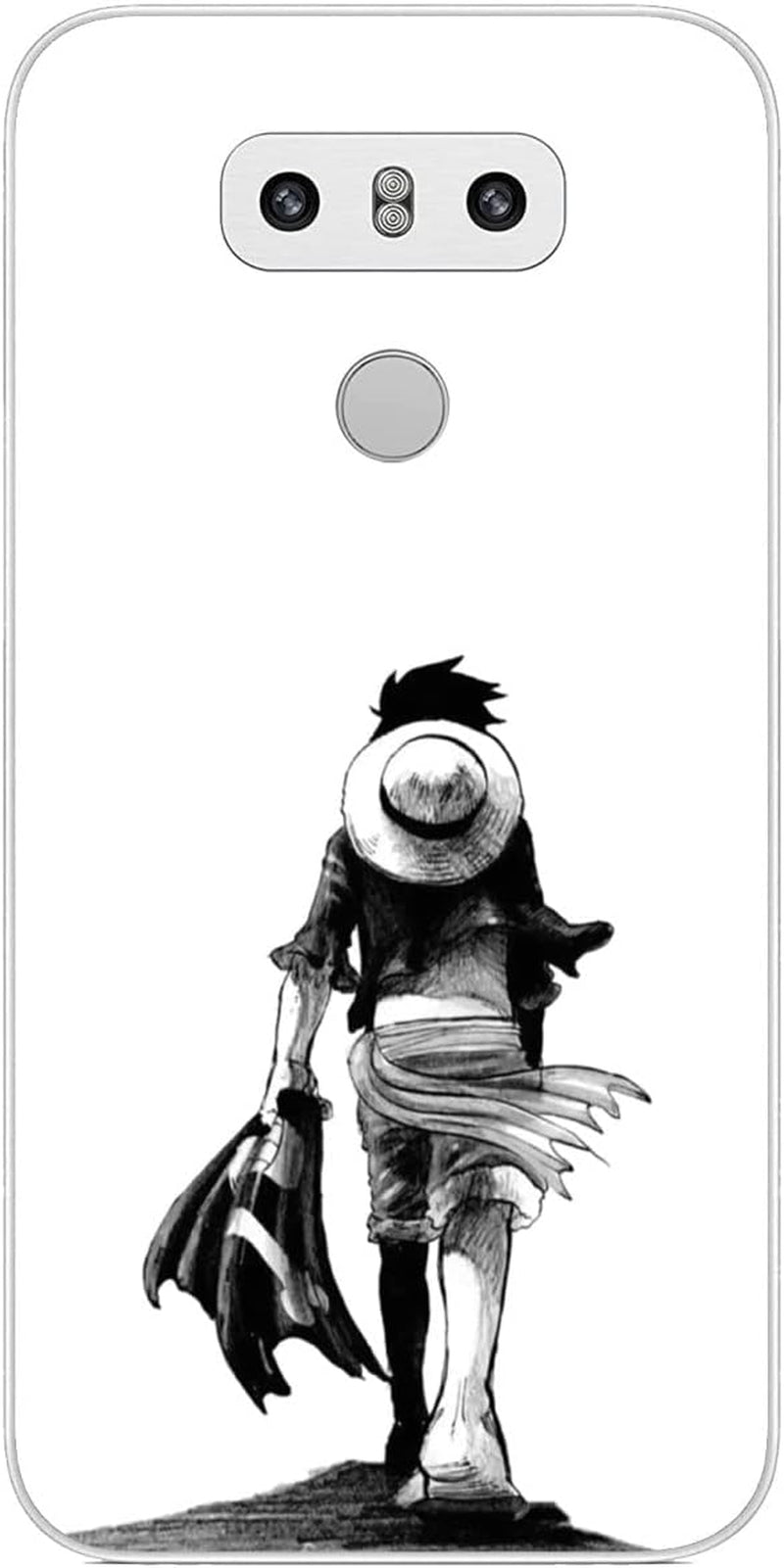 Compatible with LG G6 | LG G6+ | LG G6 plus Case One Z with Piece 839 Ultra-Thin Transparent Soft Phone Case  Tongstar One Z With Piece Luffy 187  