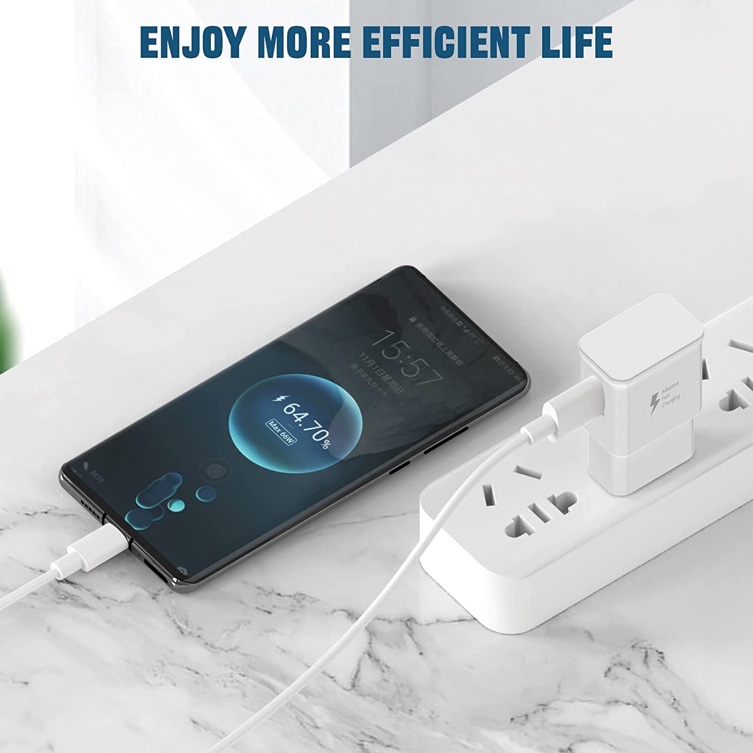 Samsung Charger Fast Charging with USB Type C Cable 6FT for Samsung Galaxy S10/S10E/S10 Plus/S9/S9 Plus/S8/S8 Plus/S20 S21 S22 S23 Ultra/Note 8/Note 9/Note 10/Note 20/A50/A51/A52/A53/A32/A13 [2-Pack]  Shenzhen Xuan Yang Technology Co Ltd   