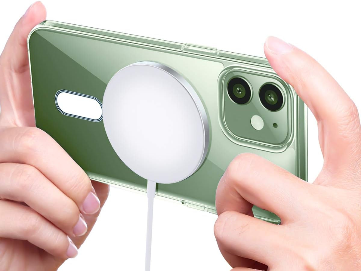 Aicase Iphone 12 Mini Clear Case with Built-In Magnetic Circle for Iphone 12 Mini 5.4 Inch 2020  AICase   