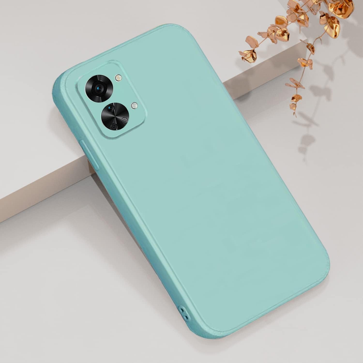 Yarxiawin Compatible for Oneplus Nord 2T Case Silicone Purple, Soft and Silky Oneplus Nord 2T Phone Case Shockproof Cover Anti-Fingerprint (Blue)  Yarxiawin   