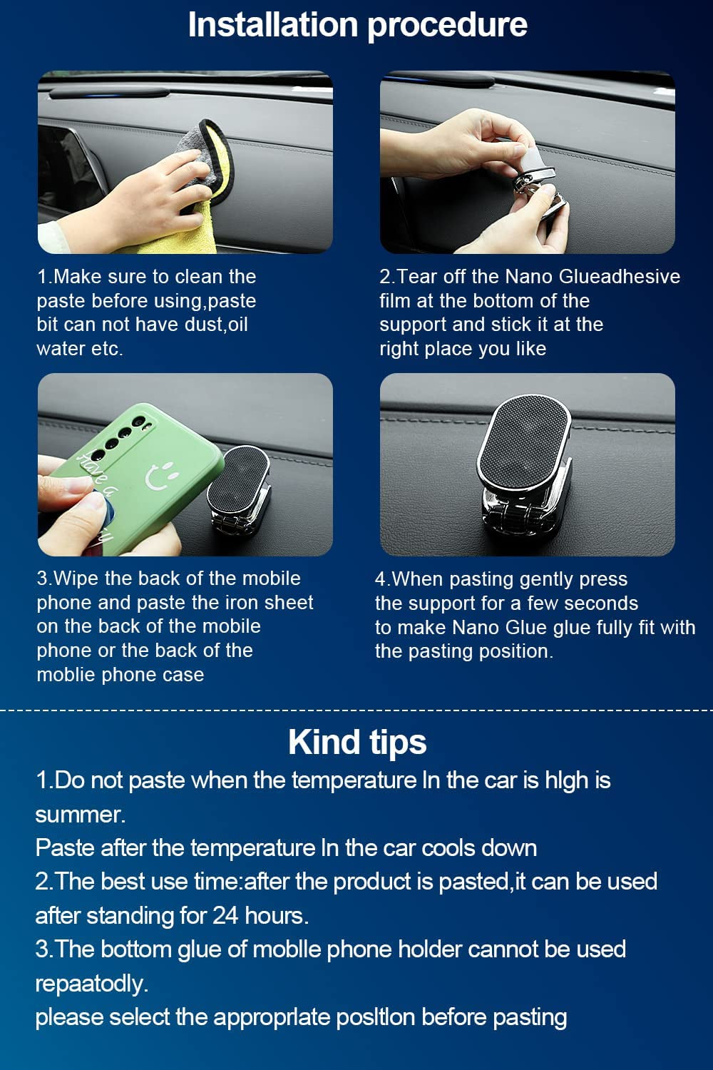 【 2-PACK】2023 New Alloy Folding Magnetic Car Phone Holder, Magnetic 360° Rotation Car Phone Holder, Universal Dashboard Car Phone Mount, Folding Magnetic Phone Holder for Car (Black+Silver)  FEIJIUKJ   