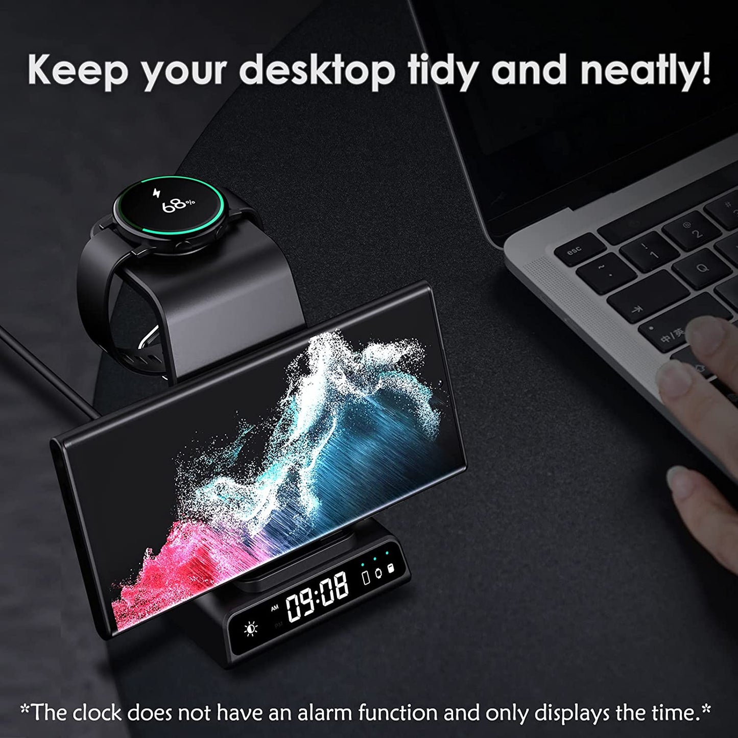 Wireless Charger for Samsung Charging Station, 3 in 1 Android Phone Trio Multiple Devices Charger for Samsung S23 Ultra/Galaxy S22 Ultra/S21/Z Flip/Fold 4/Buds, Charger for Galaxy Watch 5 Pro/4/3  Shenzhen Xuanfeng Innovation Technology Co., Ltd.   