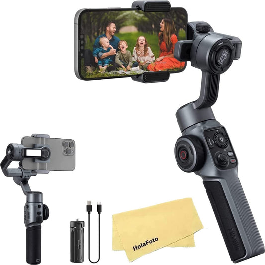 Zhiyun Smooth 5S Zhiyun Smooth 5 Upgrade Vesion Gimbal Stabilizer for Smartphone 3-Axis Phone Gimbal for Iphone 14 13 12 11 Pro Max SE2 XS XR X 8 plus Android Cell Phone Vlogging Youtube Tiktok Video  zhi yun   