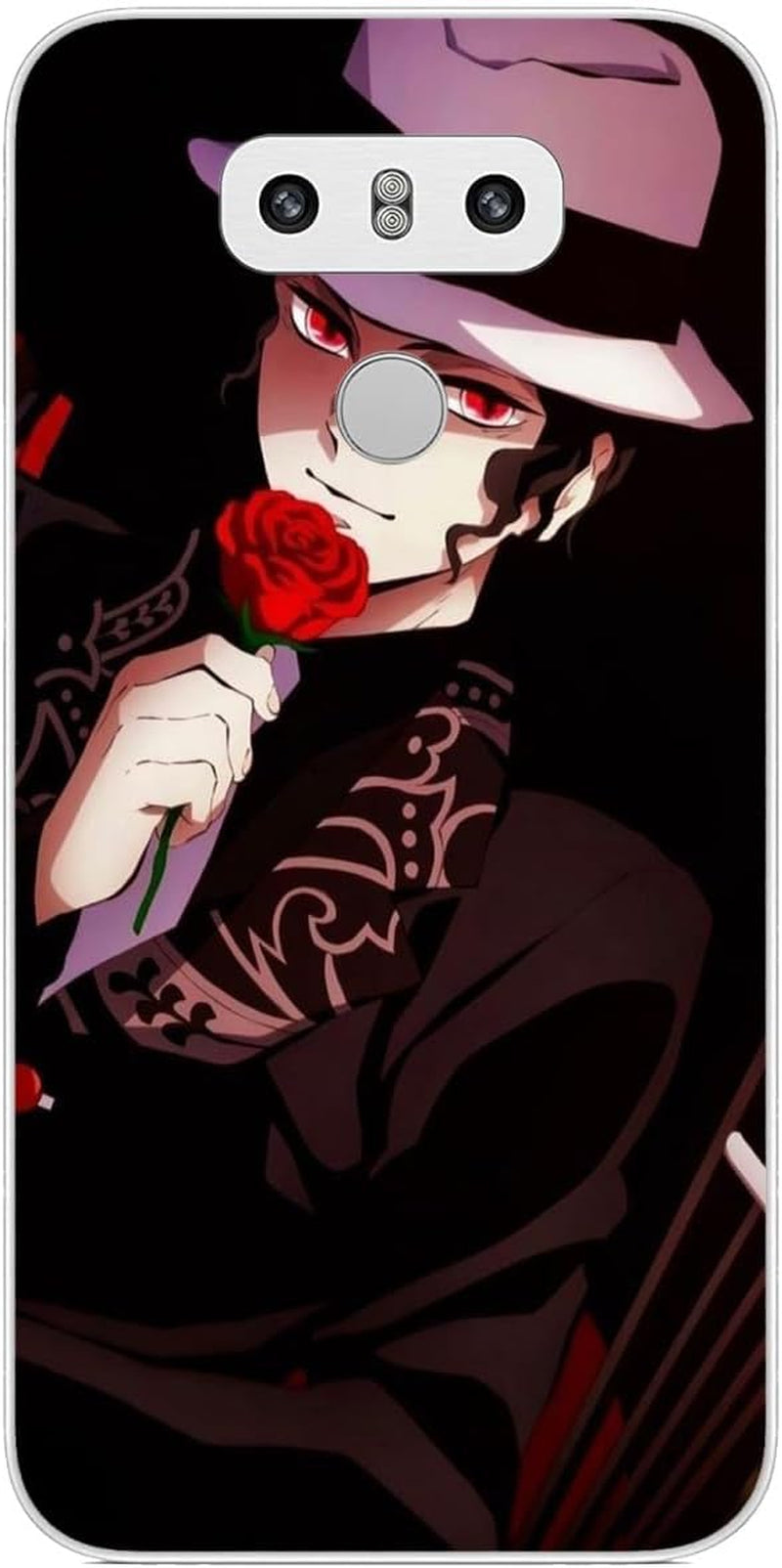 TINTAG Compatible with LG G6 | LG G6+ | LG G6 plus Case Juuni with Kibutsuji Kitsuki Muzan 238, Anime Phone Cases Shockproof Soft TPU Case Clear  TINTAG Juuni With Kibutsuji Kitsuki Muzan 862  