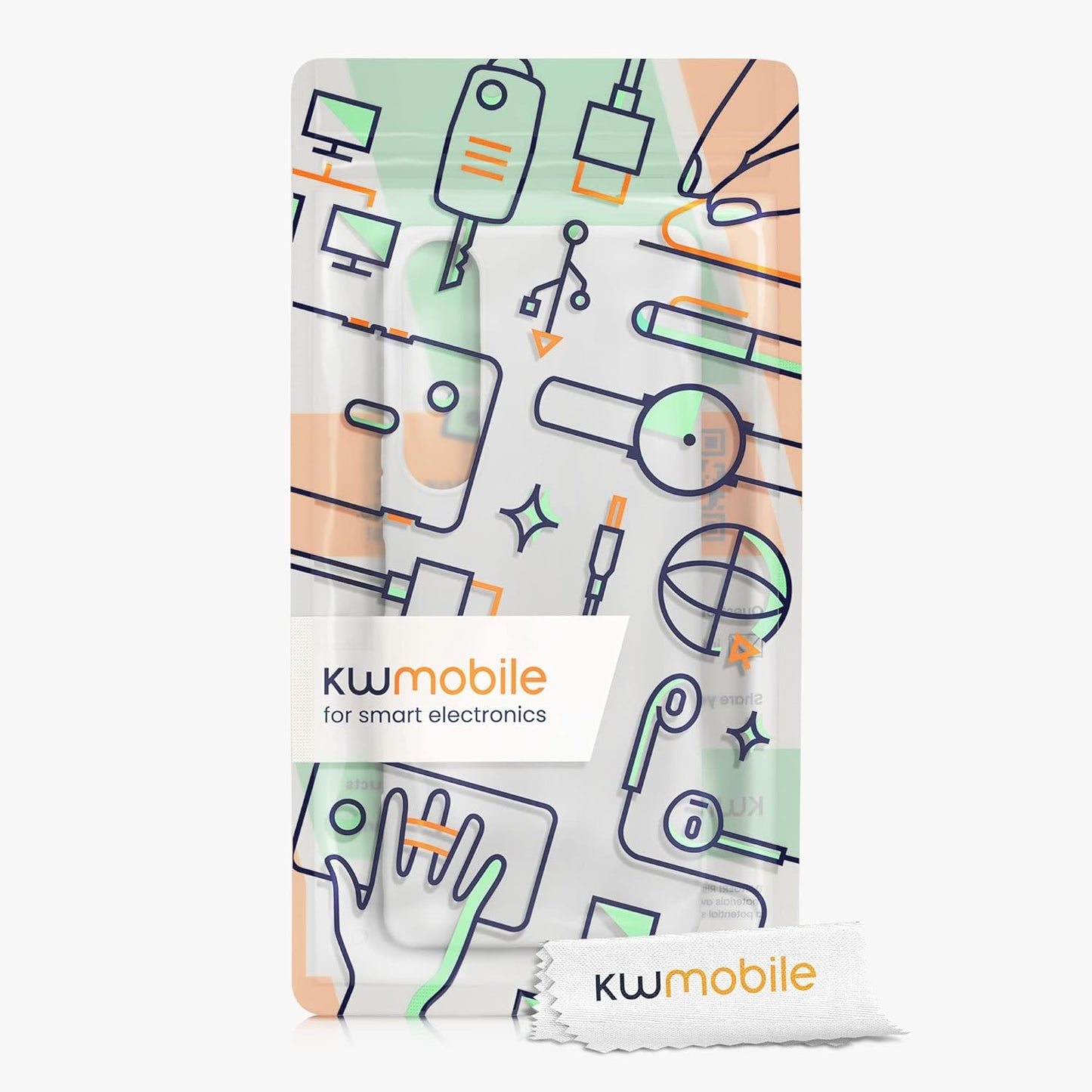Kwmobile Case Compatible with Sony Xperia 1 IV Case - Soft Slim Protective TPU Silicone Cover - White Matte  KW-Commerce   