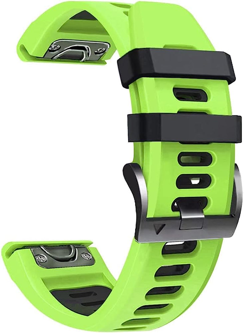 NDJQY 22 26Mm Watchband Replacement Silicone Band for Garmin Fenix 5 5X plus 6X 6 Pro 7 7X 3 3HR 945 Epix Watch Easyfit Strap Bracelet  NDJQY I 22mm Fenix 6 6Pro 