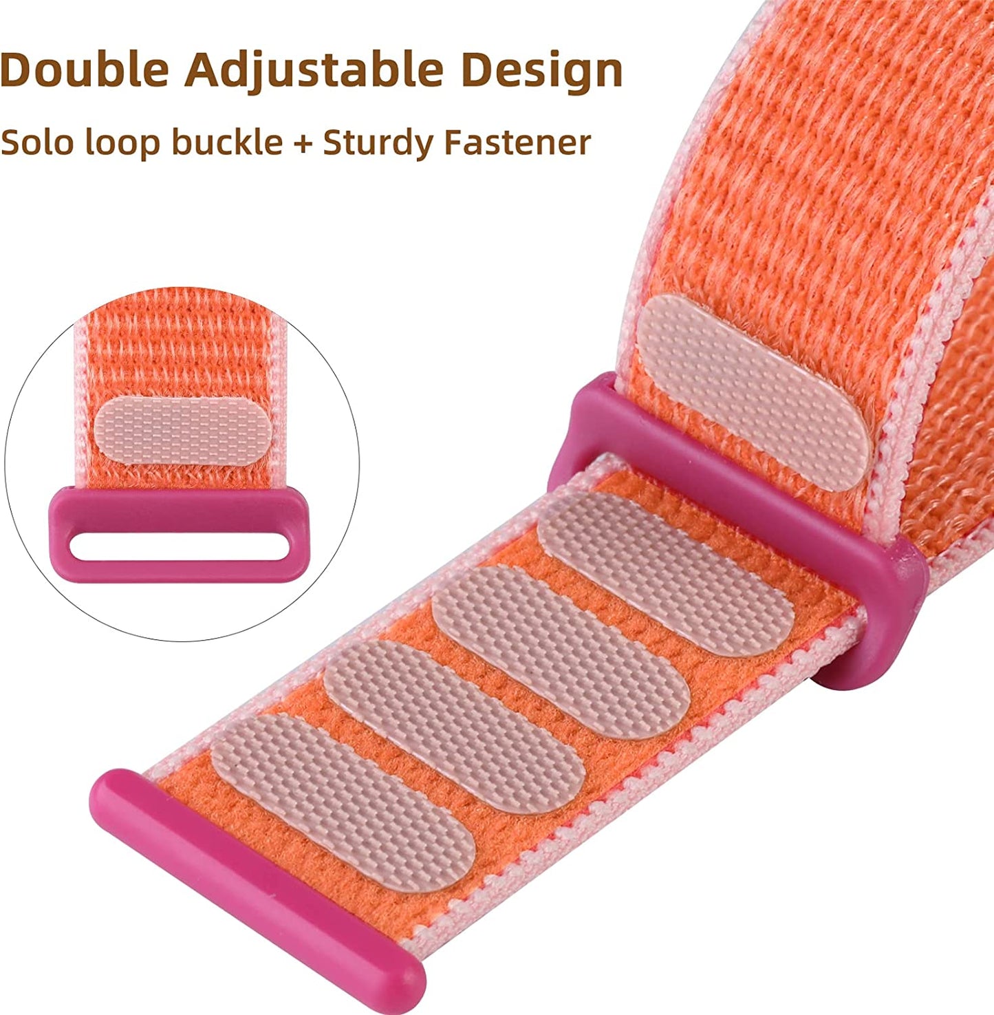 WJK 6 Pack Stretchy Nylon Solo Loop Bands Compatible with Apple Watch 38Mm 40Mm 41Mm 42Mm 44Mm 45Mm 49Mm Women Men, Adjustable Braided Sport Elastic Wristband for Iwatch Ultra SE Series 8 7 6 5 4 3 2 1  WJK   