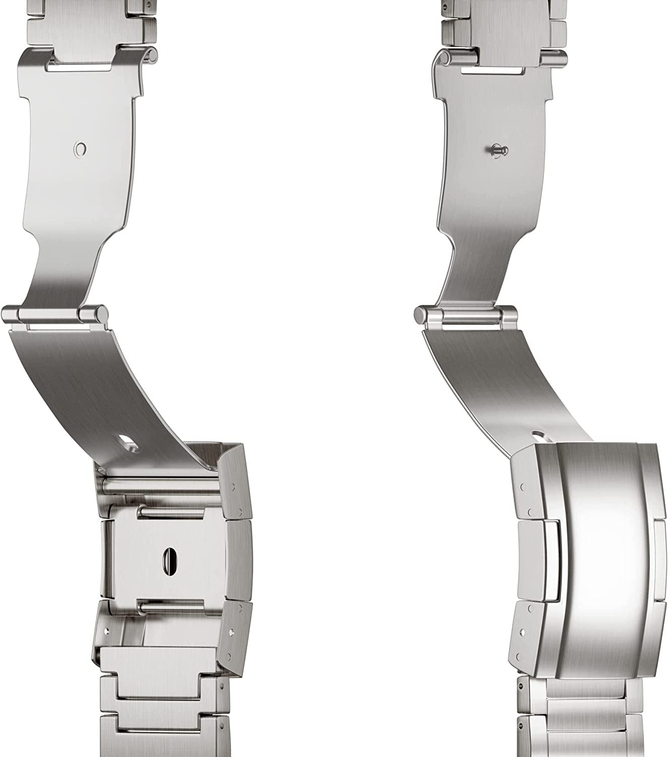 LDFAS Compatible for Apple Watch Band 49Mm 45Mm 44Mm, Titanium Metal Watch Strap with Double Button Clasp for Iwatch Bands Compatible for Apple Watch Ultra/Se, Apple Watch Series 8/7/6/5 Band  LDFAS   