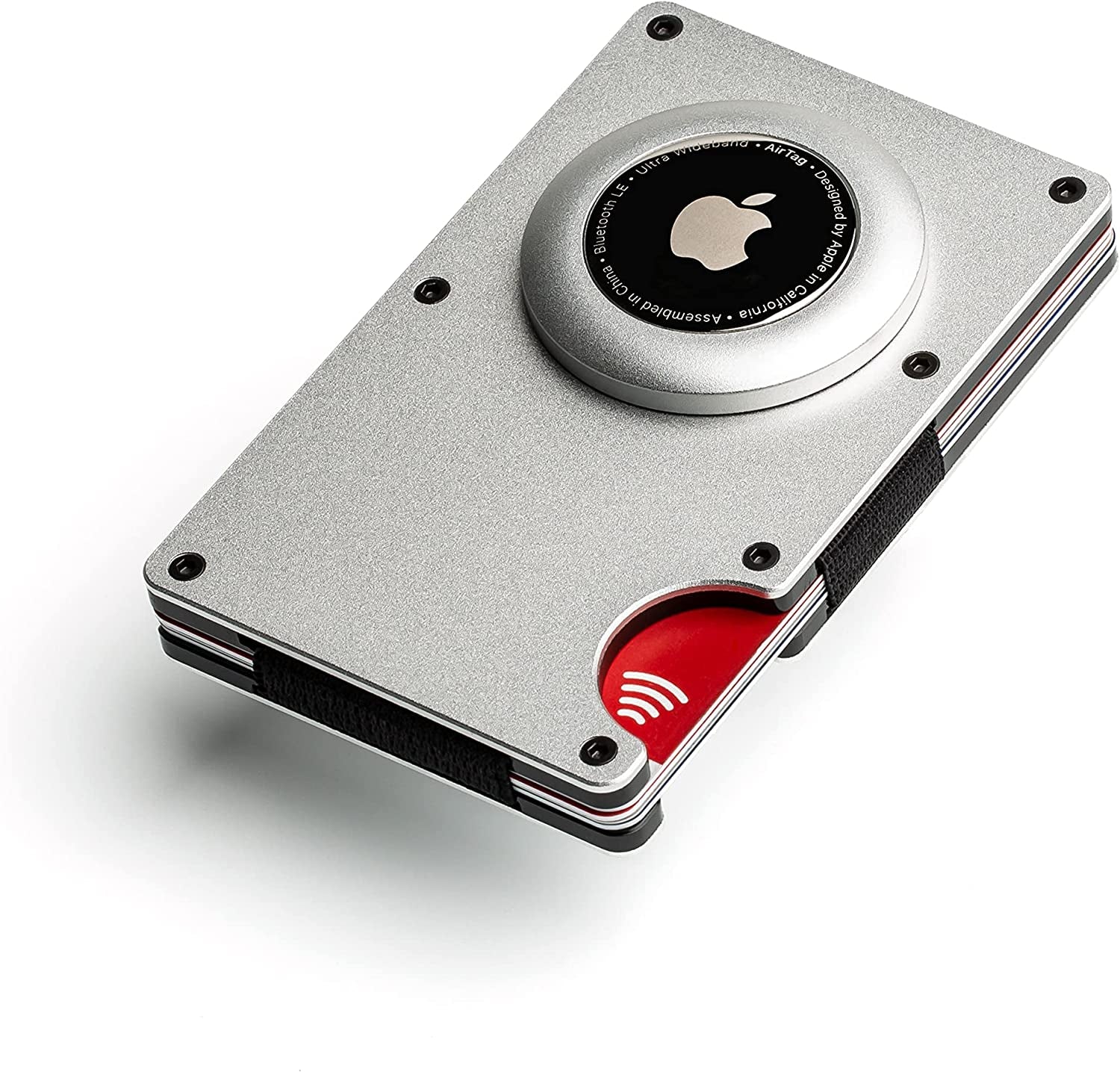 Magsafe Wallet with Airtag Holder, Ultra Strong Magnet - Aluminum RFID Blocking Mini Wallet Holds up to 12 Cards | Compatible with All Iphone 14, 13 and 12 Pro/Pro Max/Mini Models  e+count   