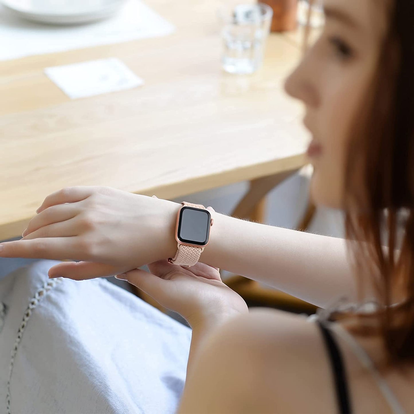 Merlion Stretchy Braided Solo Loop Compatible with Apple Watch Band 38Mm 40Mm 41Mm 42Mm 44Mm 45Mm 49Mm, Sports Adjustable Elastic Straps for Iwatch  Merlion   