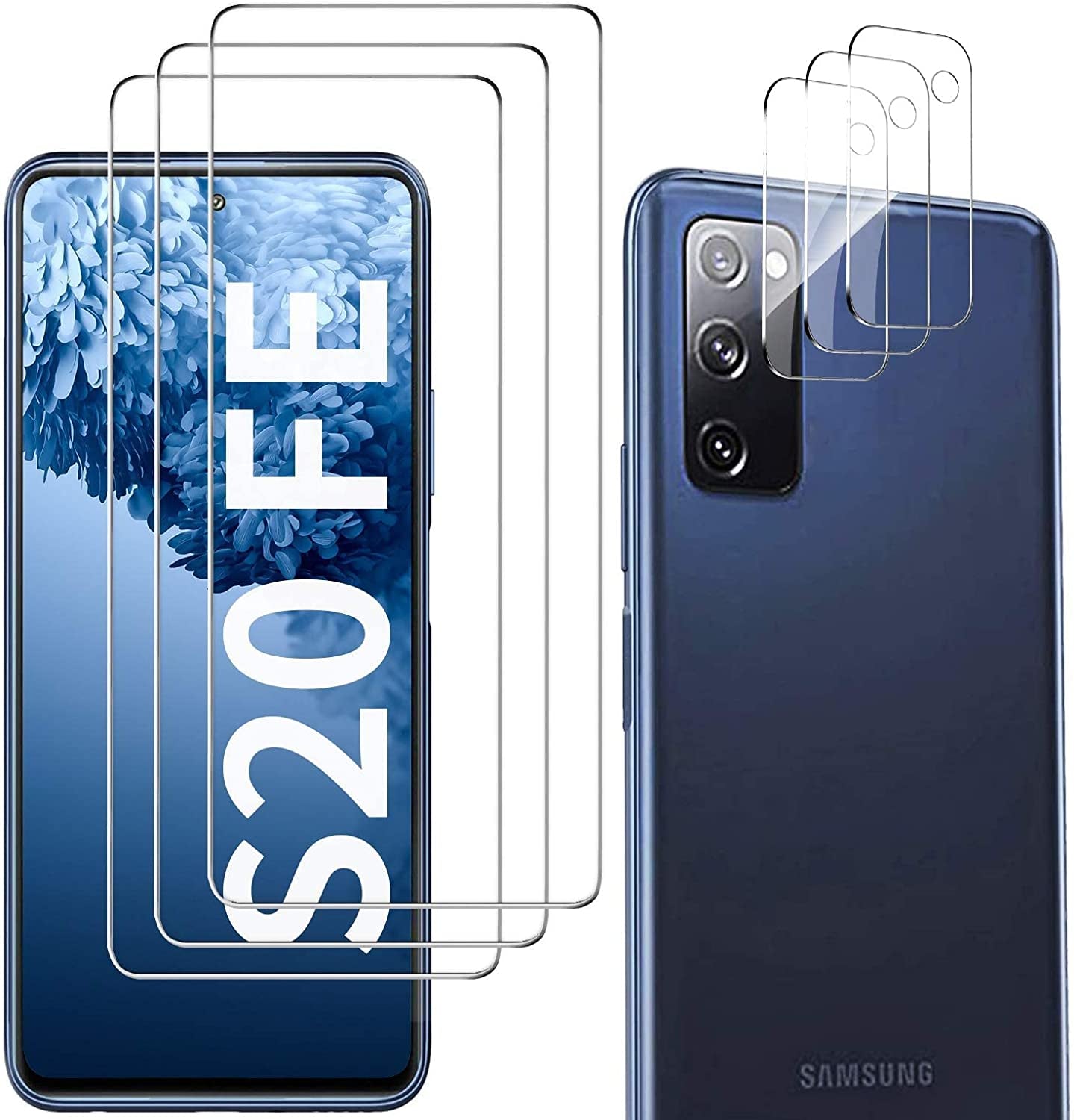 [2+1 Pack] Galaxy Note 20 Ultra Privacy Screen Protector, Fingerprint Unlock, HD Clear Anti-Spy Film for Samsung Galaxy Note 20 Ultra 5G Tempered Glass Camera Screen Protector  Samcorn S20 Fe  