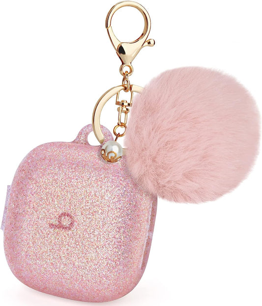 Beats Fit Pro Case Cover, Filoto Silicone Beats Fit Pro Earbuds Case for Women with Cute Pompom Keychain Shockproof Protective Case Accessories (Rose Gold)  Kerle   