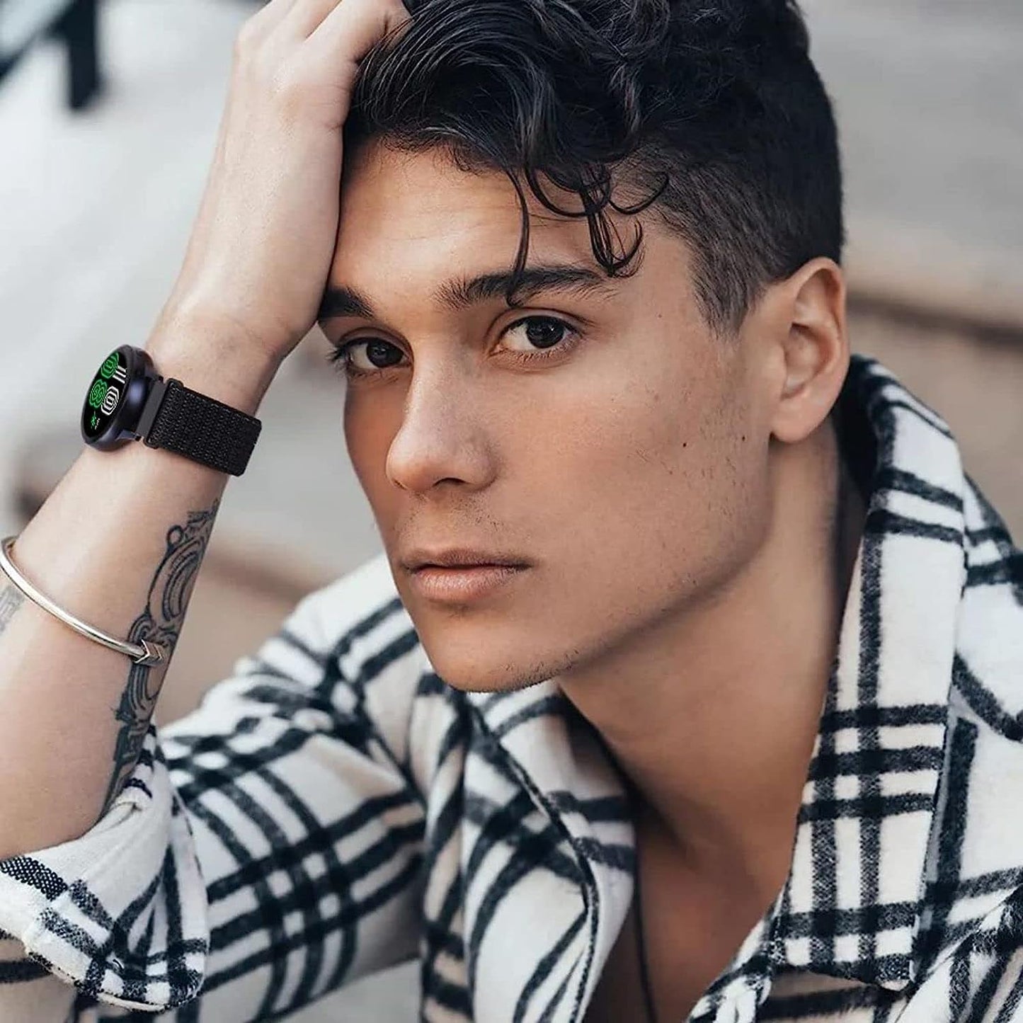 Sport Loop Band Compatible with Apple Watch Band 49Mm 45Mm 44Mm 42Mm 41Mm 40Mm 38Mm Men Women, Braided Stretchy Nylon Loop Bands for Apple Watch Ultra Iwatch Series 8 7 SE 6 5 4 3 2 1  KIUFWARS   