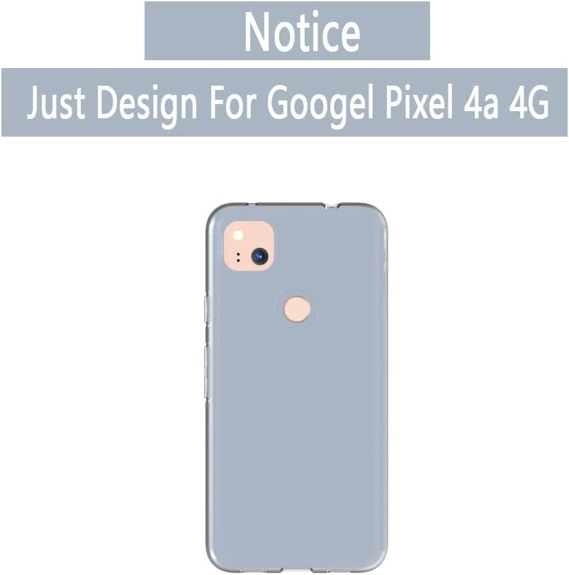 CAVEKEAP Google Pixel 4A 4G Case Clear,Slim Thin Soft Silicone TPU Flexible Skin Shockproof Anti-Scratch Protective Phone Cover, Crystal Clear  CAVEKEAP   