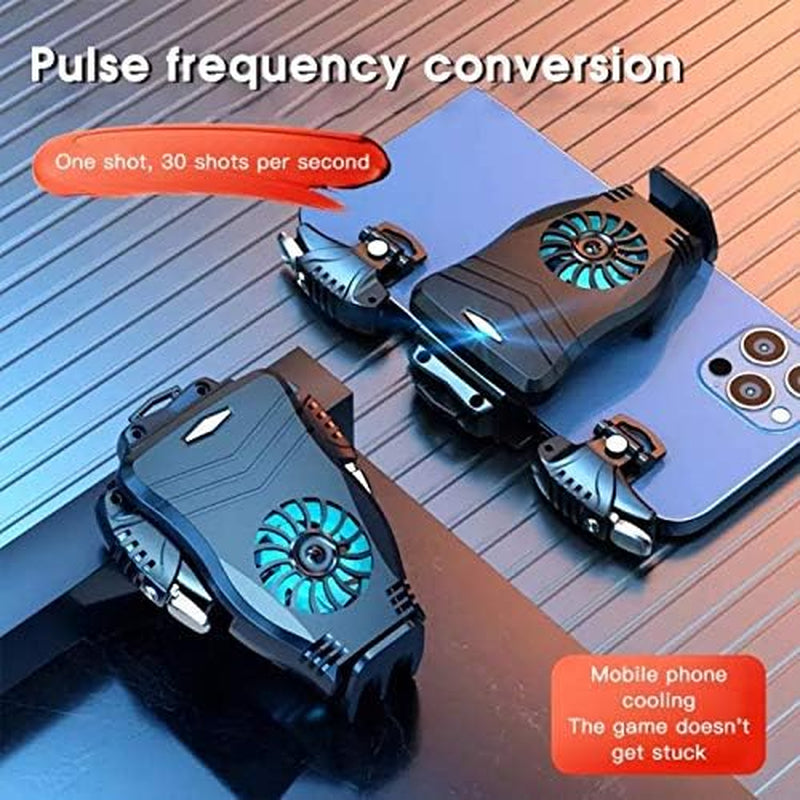 CDQYA Niversal Mobile Phone Game Cooler System Cooling Fan Gamepad Stand Radiator Gaming Controller Joystick Accessory for Smart Phone  sjsw   