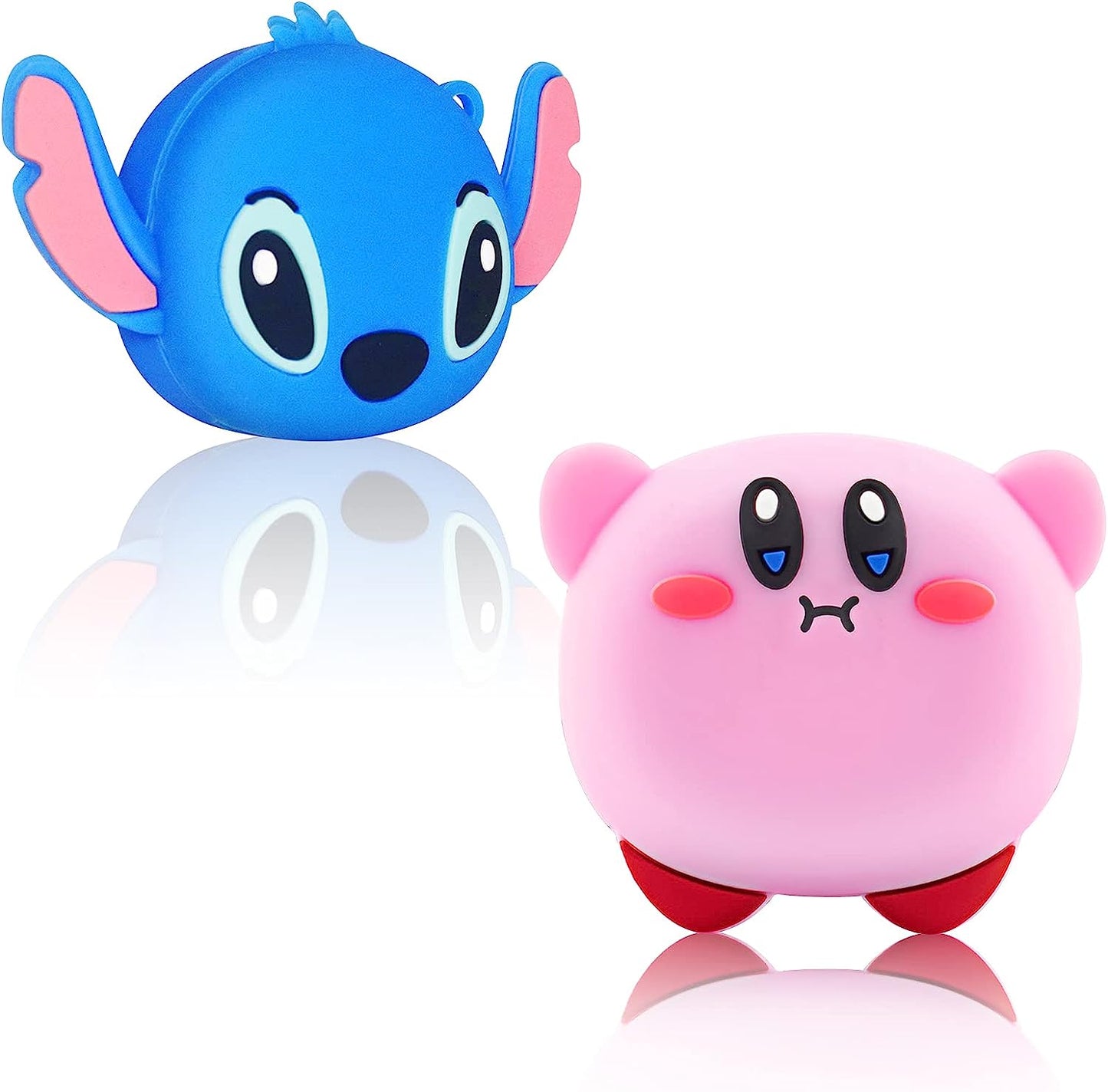 [2Pack]Cover Case for Galaxy Buds Pro (2021)/Galaxy Buds Live (2020),Cute 3D Cartoon Anime Silicone Protective Cover Ear Stitch Blue & New Star Kabi Cover for Samsung Galaxy Buds 2(2021) Charging Case  AIBEAMER   