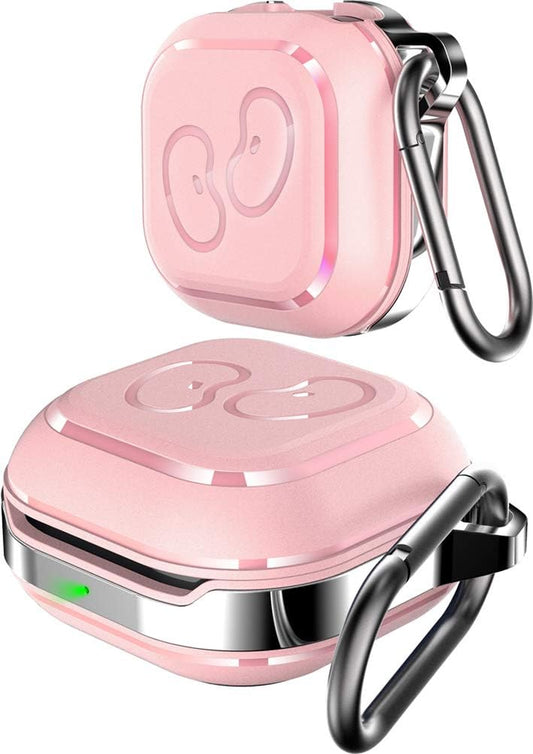 HALLEAST for Galaxy Buds 2 Pro Case/Galaxy Buds 2 Case/Galaxy Buds Pro Case/Buds Live Case Cover, TPU Carrying Case for Women Girl (Support Wireless Charging), Cute Pink  HALLEAST   