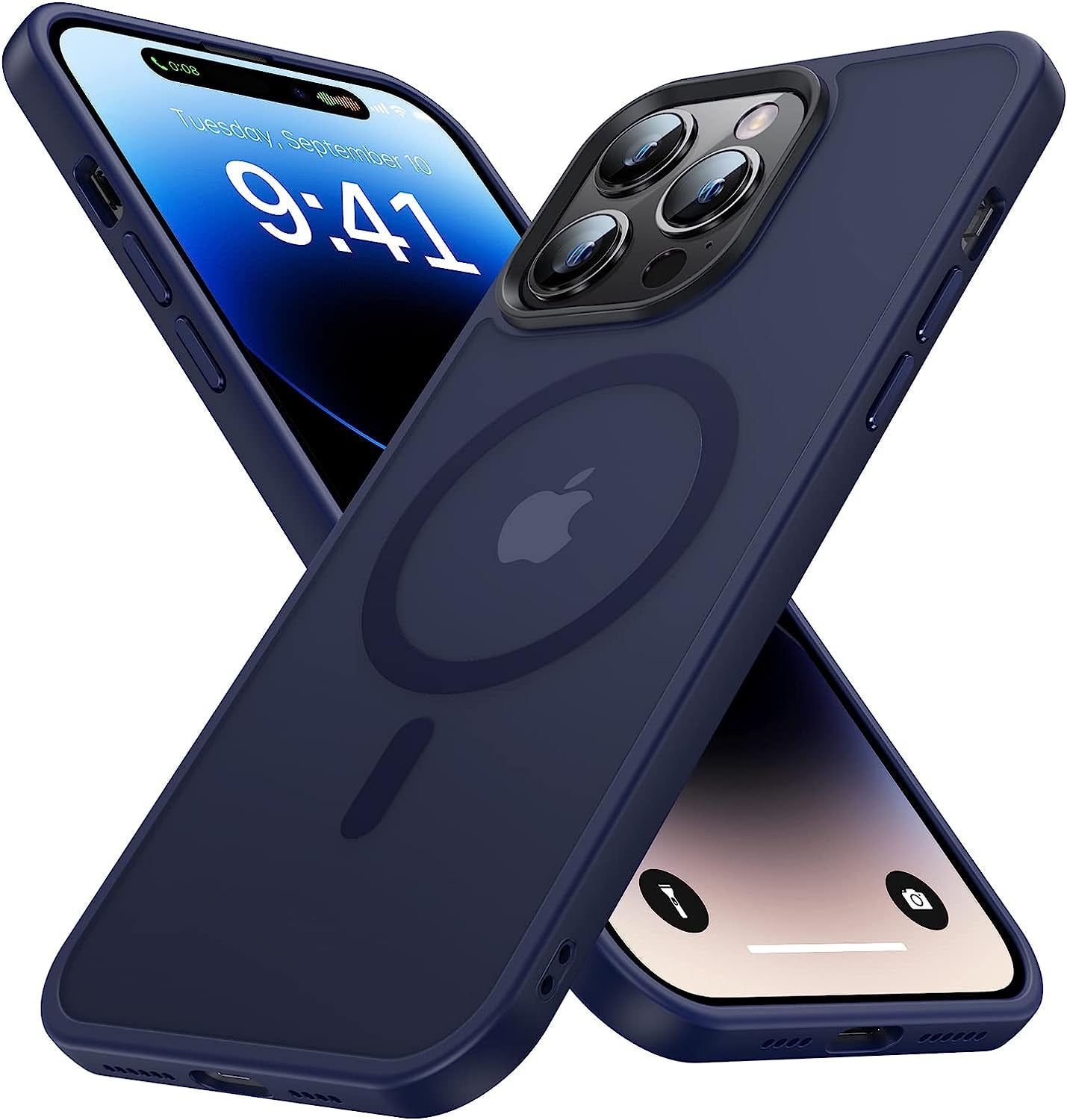 Faiono Magnetic for Iphone 14 Pro Max Case [Compatible with Magsafe][Strong Magnetic][10Ft Military Grade Protective] Translucent Matte Slim Case for Iphone 14 Pro Max Phone Case (6.7"), Pink  Faiono   