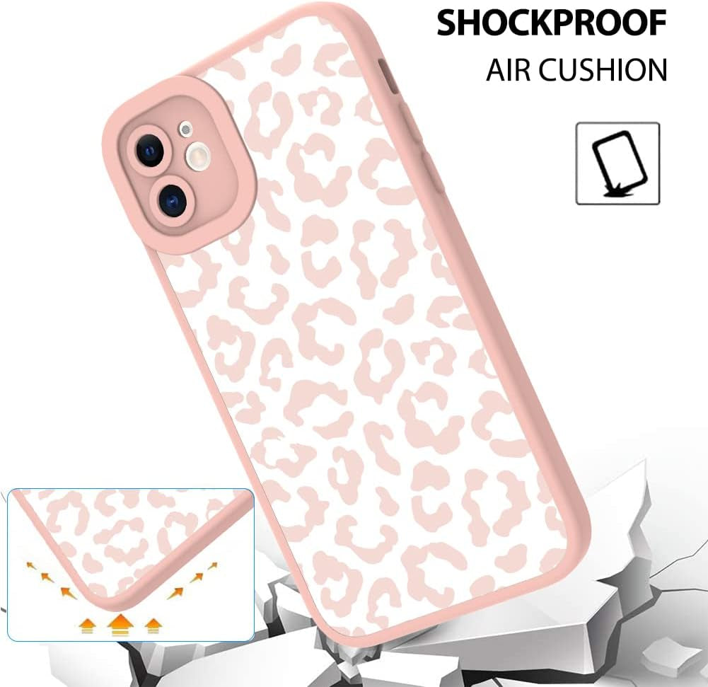 ZIYE for Iphone 11 Case Pink Leopard Pattern Phone Case with Camera Protection,Tpu Silicone Rubber Protective Cover Cheetah Design Cases Compatible with Iphone 11 6.1 Inch  ZIYE   