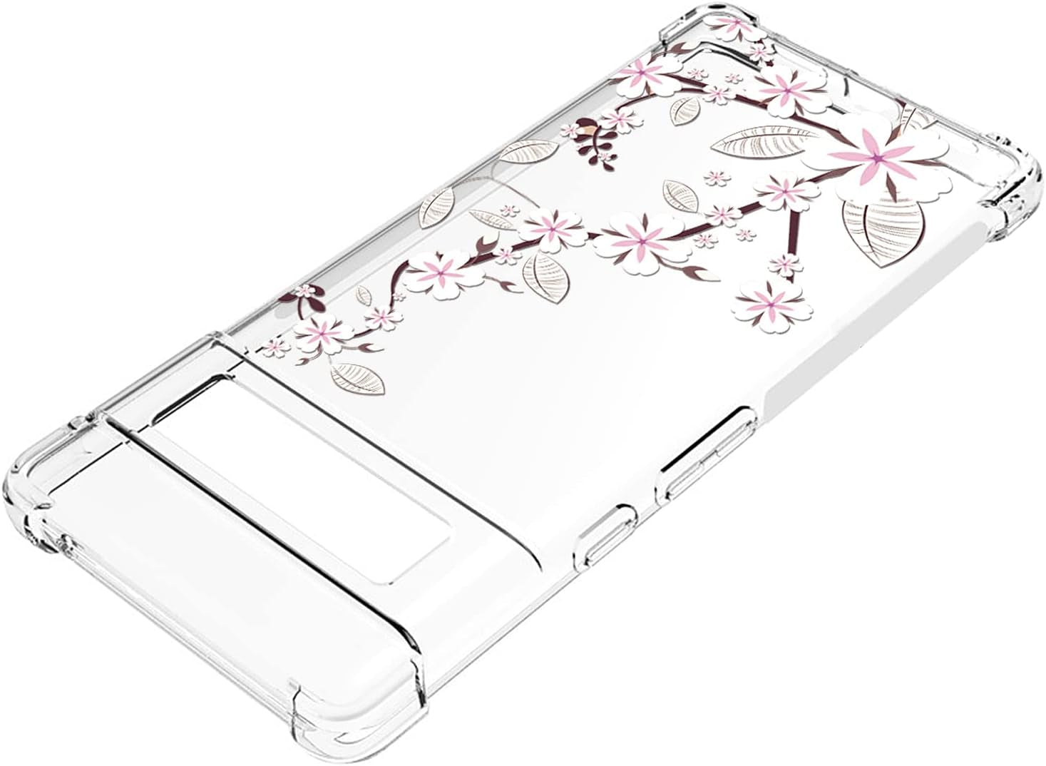 GREATRULY Floral Clear Case for Pixel 6 Pro for Women/Girls,Pretty Phone Cover for Google Pixel 6 Pro,Flower Design Slim Soft Transparent Drop Proof TPU Protective Silicone Bumper Shell,Fl-T  GREATRULY   