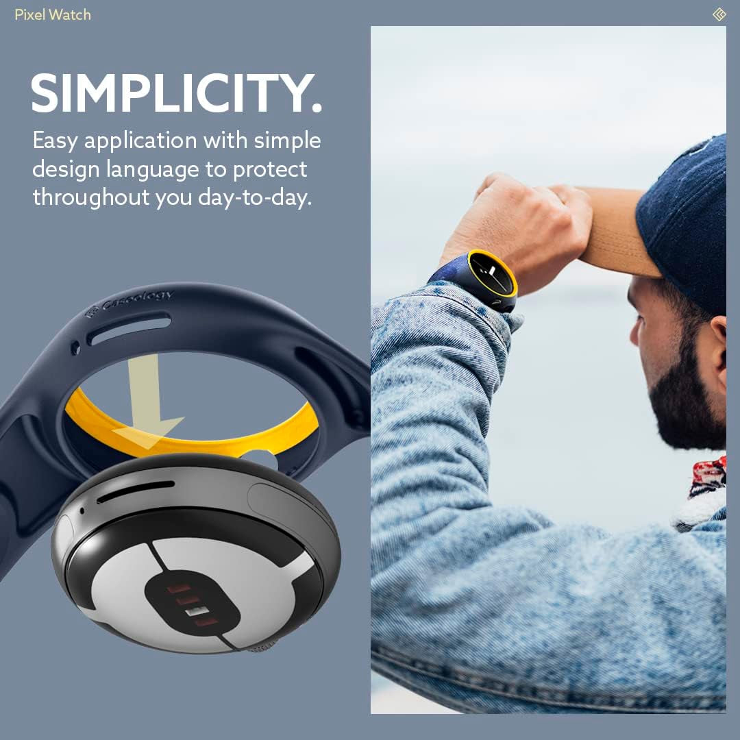 Caseology Nano Pop [Band with Case] Designed for Google Pixel Watch Case for Pixel Watch Band (2022) - Blueberry Navy  Spigen   