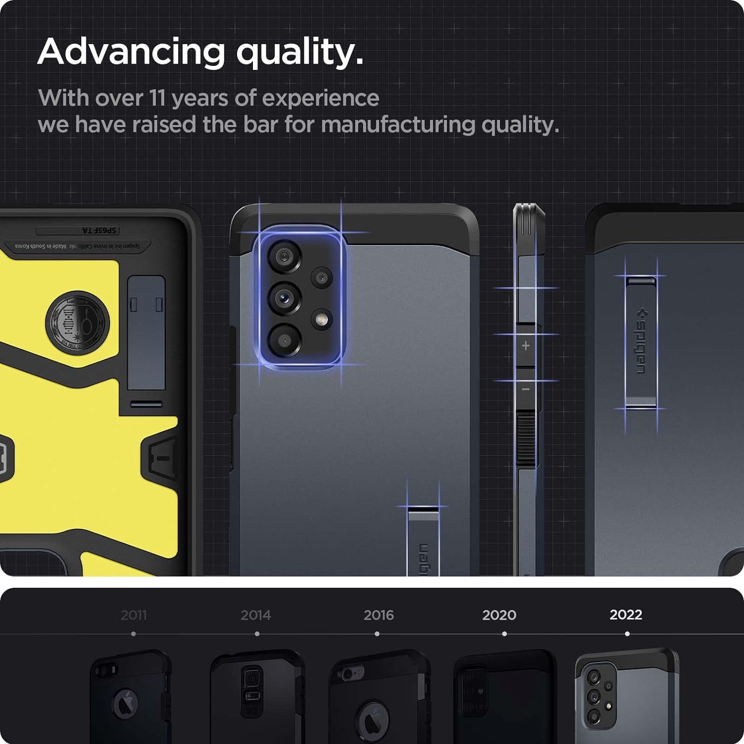 Spigen Tough Armor Designed for Galaxy A53 5G Case (2022) - Metal Slate  Spigen   