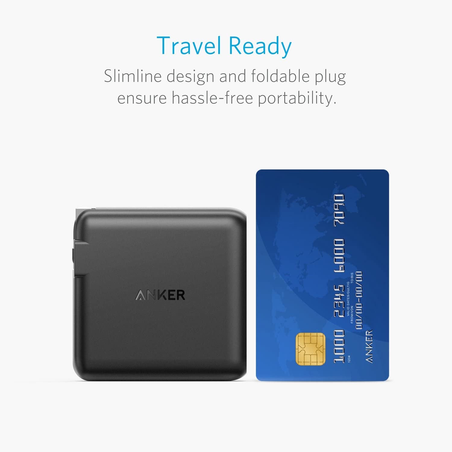 Anker Quick Charge 3.0 43.5W 4-Port USB Wall Charger, Powerport Speed 4 for Galaxy S7/S6/Edge/Edge+, Note 4/5, LG G4/G5, HTC One M8/M9/A9, Nexus 6, with Poweriq for Iphone 7, Ipad, and More  Anker   