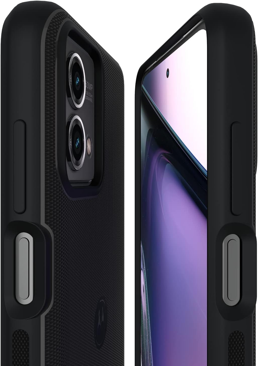 Motorola Moto G Stylus 5G (2023) Textured Protective Case- Black - Precision Fit Shock Absorbing Cases for Enhanced Phone Grip, Style, Drop Protection for Your Moto G Stylus 5G 2023  Salom America Company   