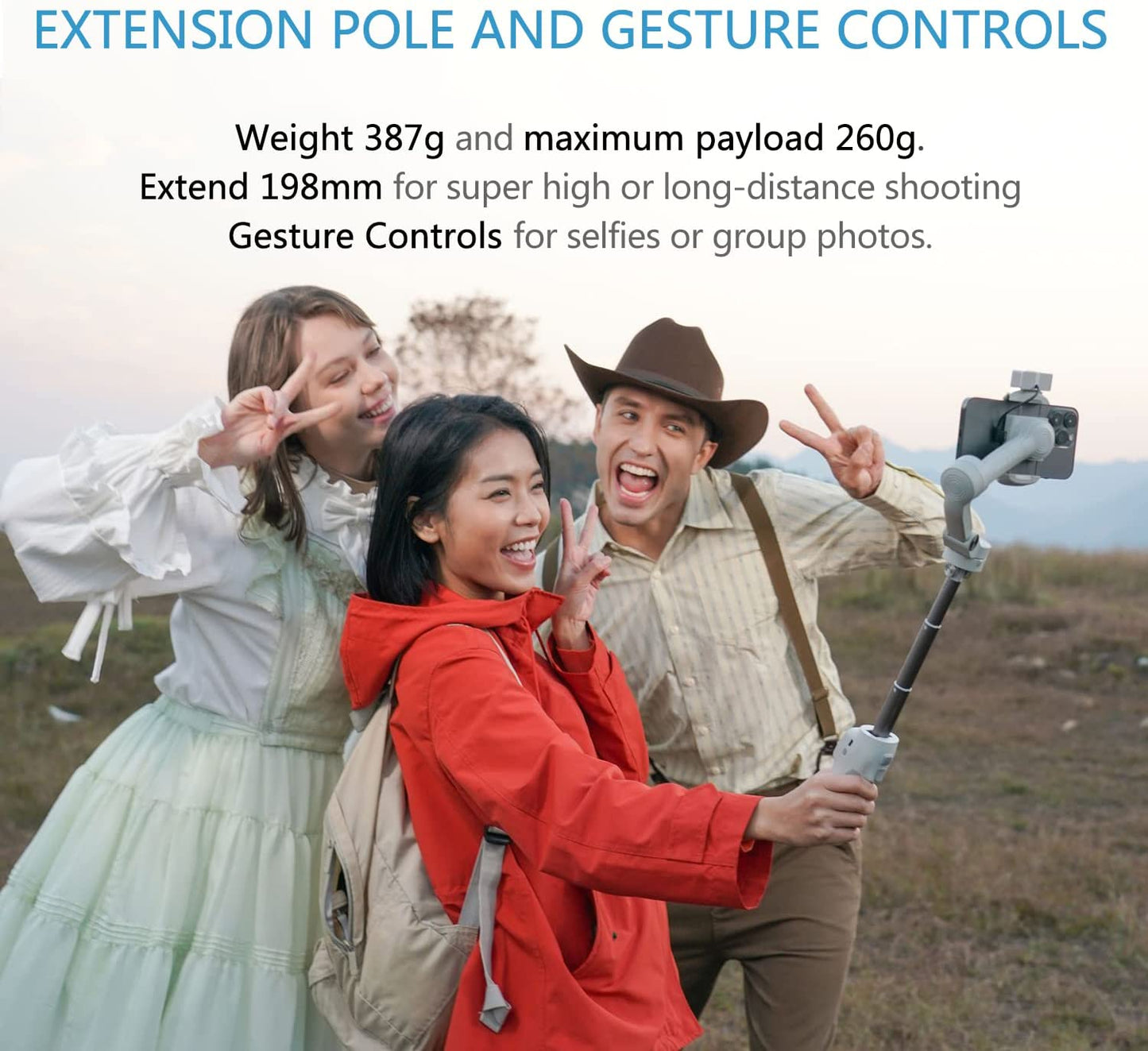 Feiyutech Vimble 3 [Official] 3-Axis Gimbal Stabilizer for Smartphone,7.8''Extend,Dial Ring Designed,Face/Object Track,Fits Iphone14 13 Pro/Max Samsung Android Cellphone Vlog,Youtube Tiktok,Tripod  Guilin FeiYu Technology Incorporated Company   