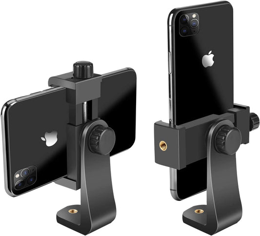 Sharingmoment Premium Smartphone Holder/Vertical and Horizontal Tripod Mount Adapter Rotatable Bracket with 1/4 Inch Screw/Adjustable Clip for Iphone, Android Cell Phone, Selfie Stick, Camera Stand  SharingMoment Co.   