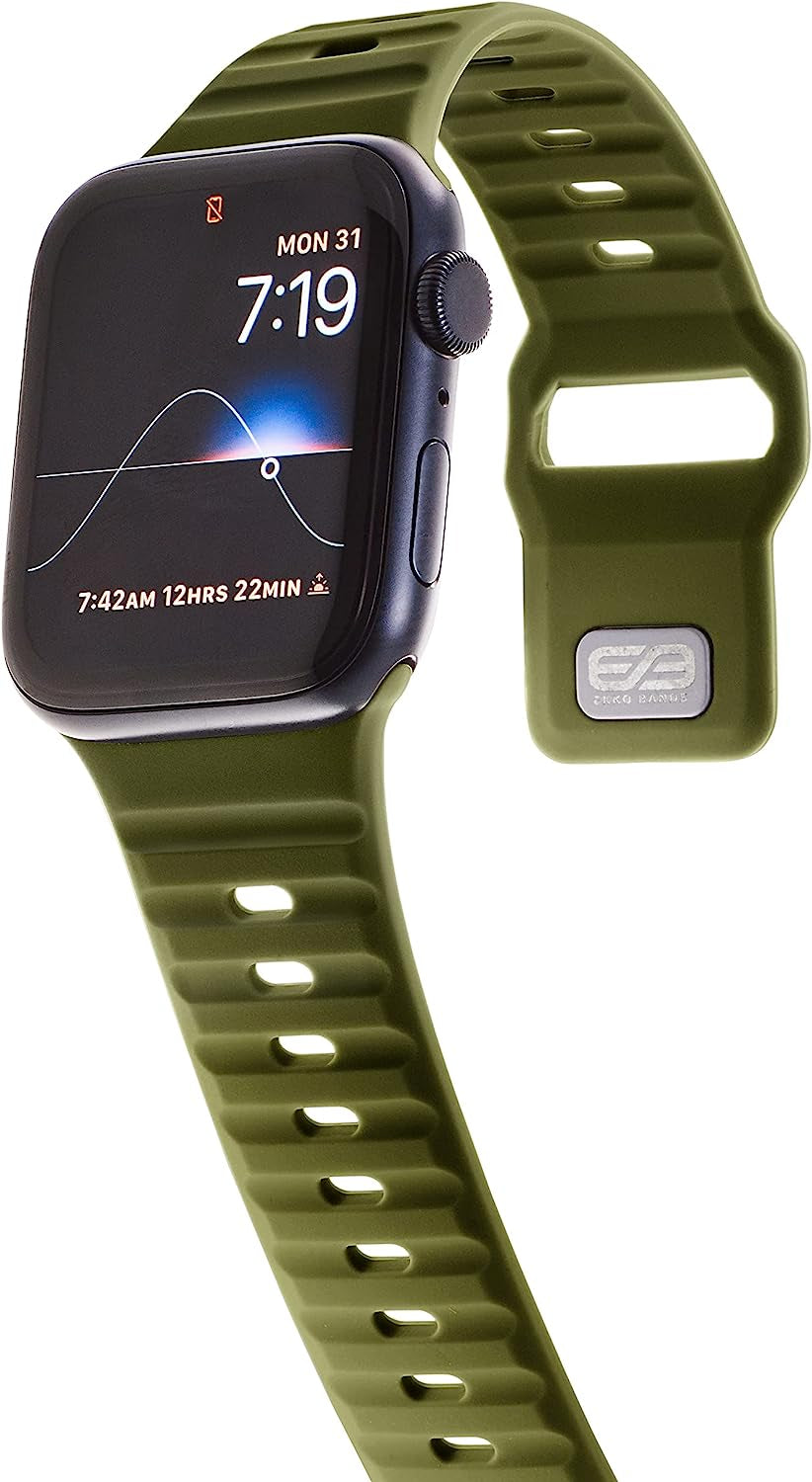 EKKO BANDS Compatible with Apple Watch Band 49Mm 45Mm 44Mm 42Mm | Soft Silicone Replacement Strap for Iwatch Series 8 7 6 5 4 3 2 1 SE Ultra Watch Band - Breathable Sport Band for Men & Women  EKKO BANDS   