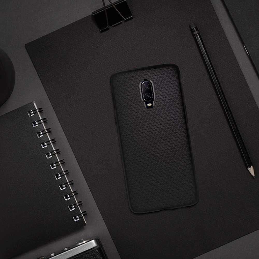 Spigen Liquid Air Armor Designed for Oneplus 6T Case (2018) - Black  Spigen   