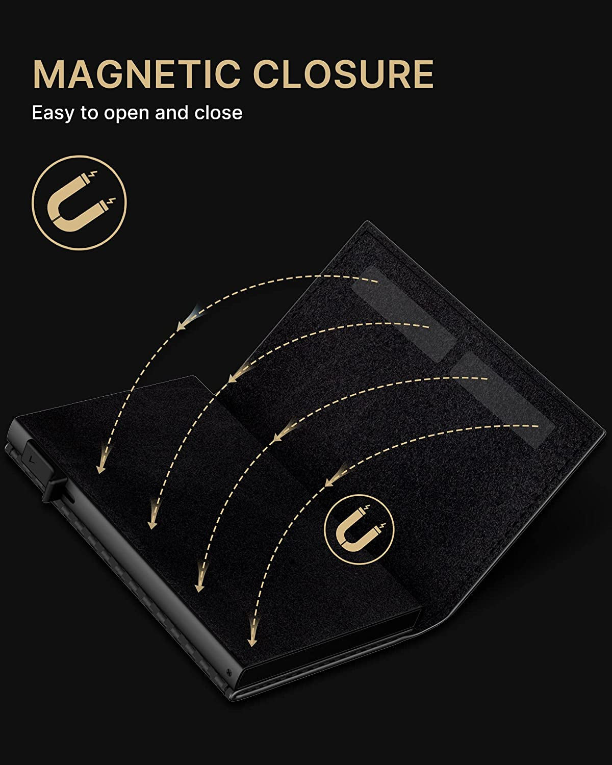 Typecase Mens Wallet Card Holder: Pop up Aluminum Case, Carbon Fiber Leather, Smart, RFID Blocking, Slim, Minimalist, Front Pocket - 9-14 Card Capacity | ID Window | Cash Slot (Black)  typecase   