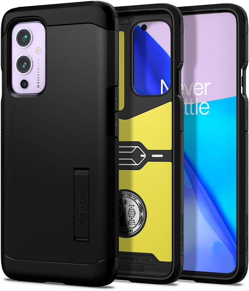 Spigen Tough Armor [Extreme Protection Tech] Designed for Oneplus 9 Case 5G [Compatible with NA & EU Versions, NOT Compatible with CH & in Versions] (2021) - Black  Spigen   