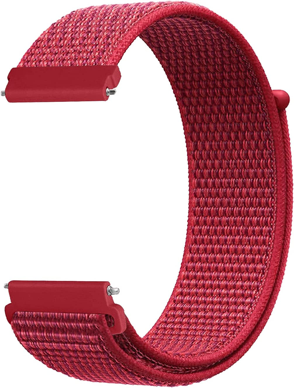 Morsey 20Mm Quick Release Watch Band Compatible with Samsung Galaxy Watch Active 2 40Mm 44Mm/ 42Mm/Pebble/Gizmo/Ticwatch Smart Watch, Nylon Breathable Replacement Sport (Black)  Morsey 3P-4  