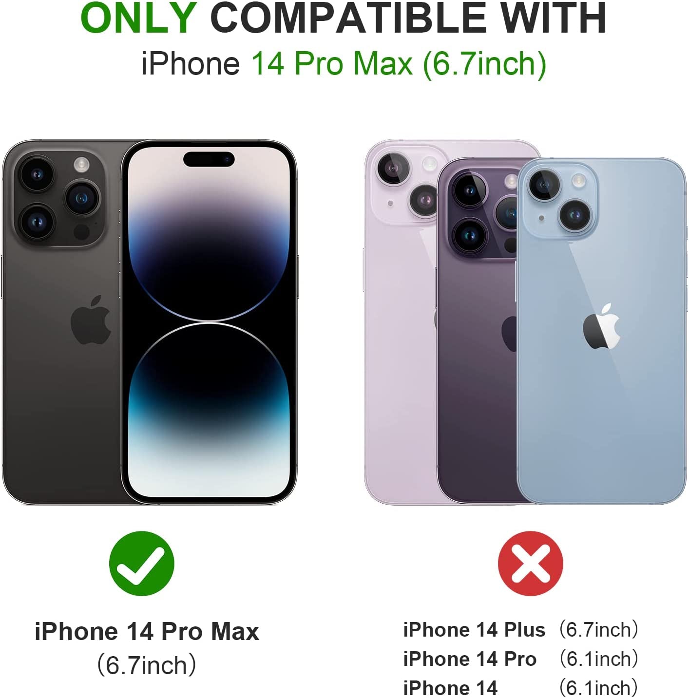 TAKFIRA Iphone 14 Pro Max 6.7" Wallet Case Compatible with Magsafe, Magnetic Flip Wallet Case with Card Slots, [Support RFID Blocking] [Kickstand] for Iphone 14 Pro Max 5G 2022 (Brown)  TAKFIRA   